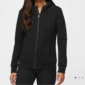 Figs womans essential hoodie size medium black